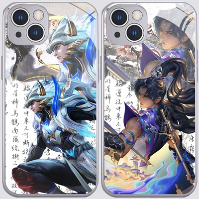 王者马超神骥逐星野玻璃手机壳适用苹果17华为荣耀500全包OPPO 14小米17红米k90一加TURBO6vivoiqoo15/neo11