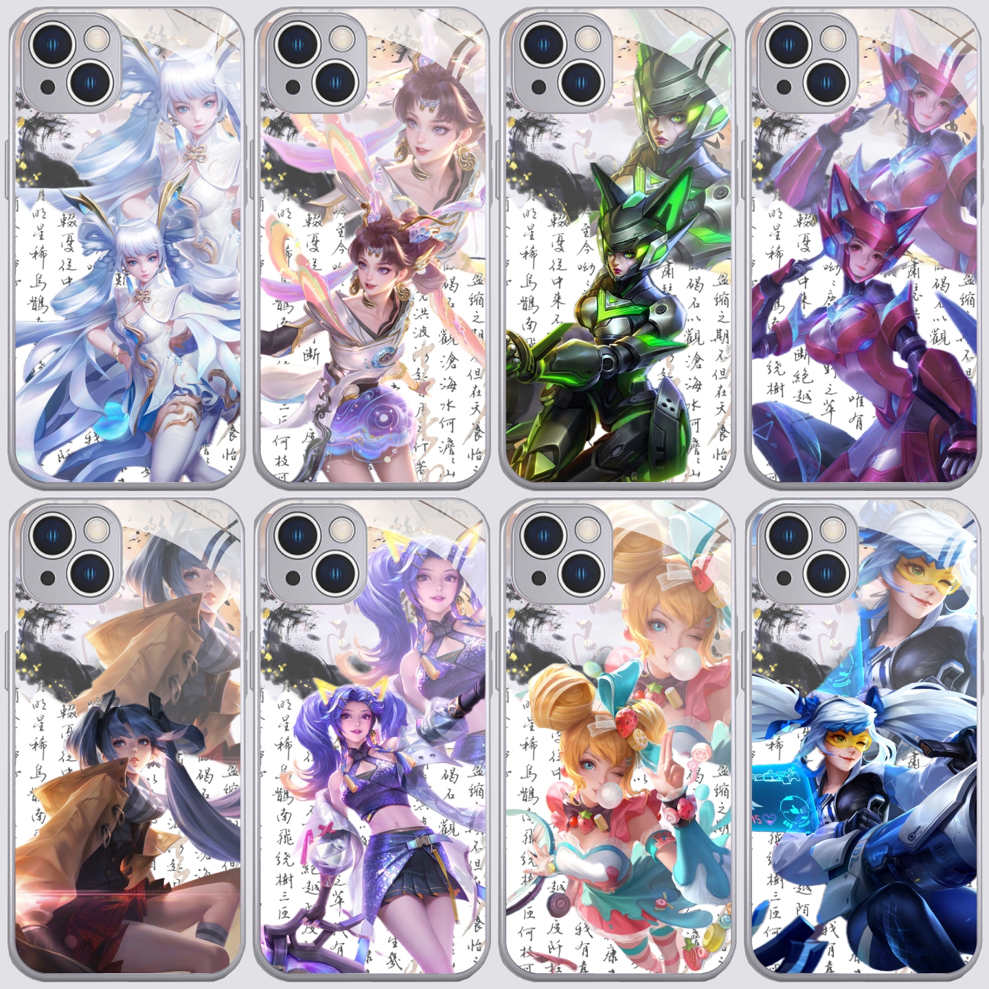 王者孙尚香游戏金属漆玻璃手机壳适用苹果17华为荣耀400全包OPPO小米17红米k90一加ACE6保护vivoiqoo15/neo11