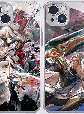 王者李信无双问心剑金属漆玻璃手机壳适用小米17promax全包15ULTRA保护14PRO游戏13/12电竞11青春10新款CIVI5