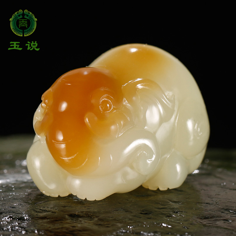 和田玉大象吊坠男款玉坠