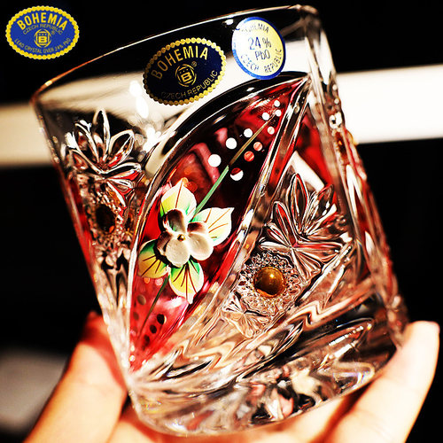 捷克BOHEMIA水晶威士忌杯