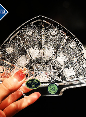 捷克进口BOHEMIA水晶玻璃摆件