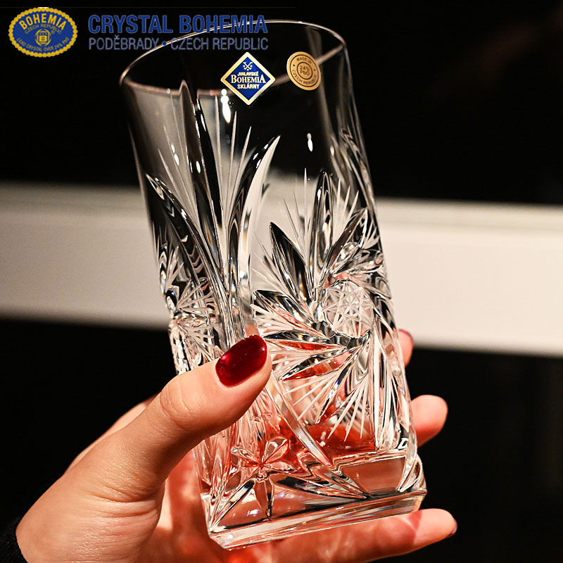 捷克BOHEMIA进口水晶玻璃XO威士忌烈酒杯洋酒杯果汁水杯啤酒杯子
