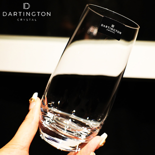 英国DARTINGTON进口水晶玻璃鸡尾酒杯果汁饮料可乐杯啤酒杯水杯子