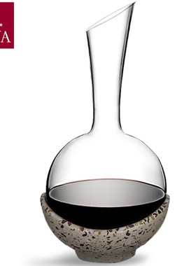 欧洲进口RONA洛娜Noble grape水晶玻璃手工醒酒器礼盒装可机洗