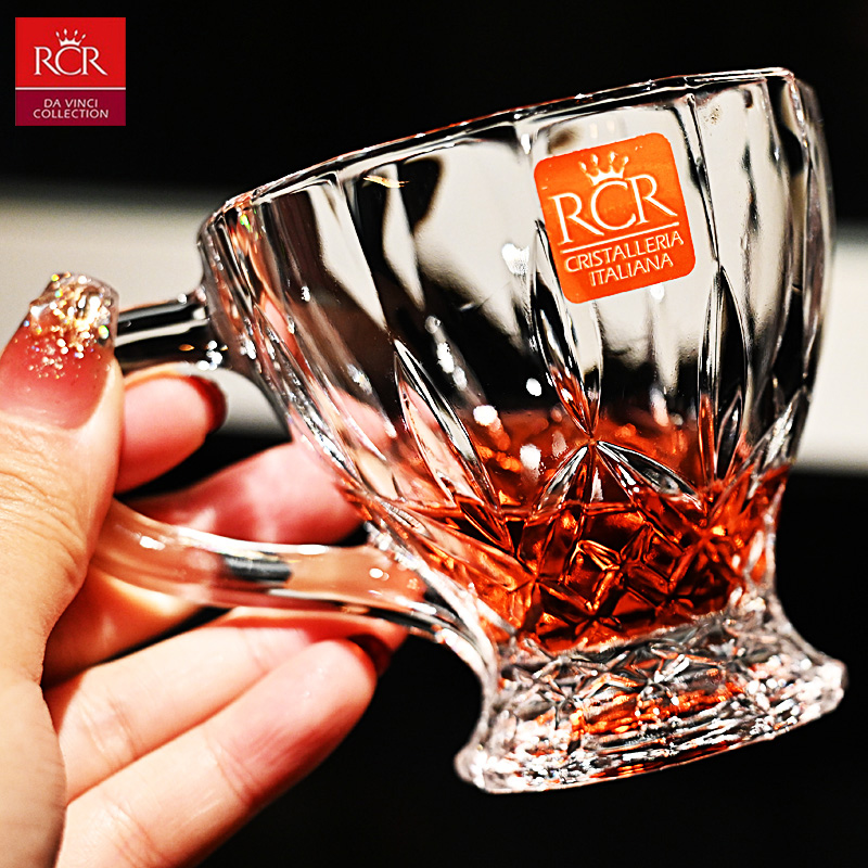RCR水晶玻璃咖啡杯水果茶杯