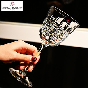 法国进口CDA水晶玻璃菱形威士忌烈酒杯红酒杯果汁杯红葡萄酒杯子