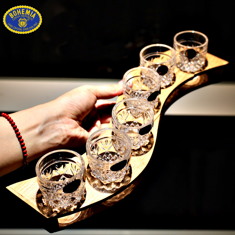 BOHEMIA捷克水晶玻璃白酒杯套装
