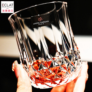 法国CDA进口水晶玻璃大XO威士忌洋酒杯烈酒杯果汁饮料杯茶水杯子