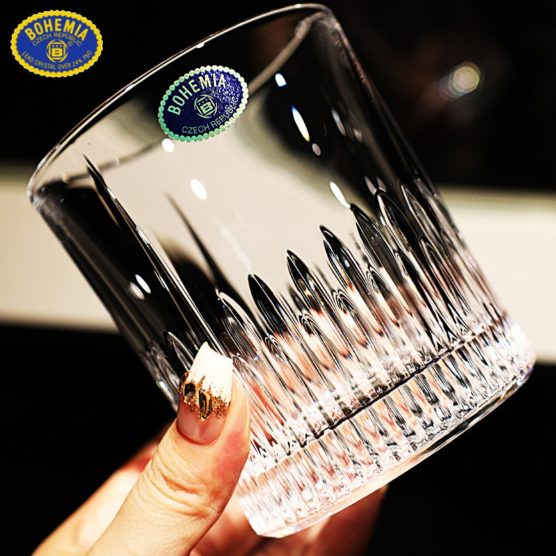 捷克进口水晶玻璃威士忌洋酒杯调鸡尾酒杯花茶杯高果汁饮料水杯子,餐饮具,洋酒/威士忌杯,淘宝优惠券,粉丝福利购,淘宝优惠卷