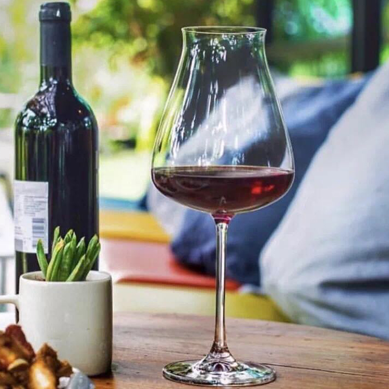 LUCARIS进口水晶玻璃郁金香大号波尔多黑皮诺葡萄红酒杯高脚杯子
