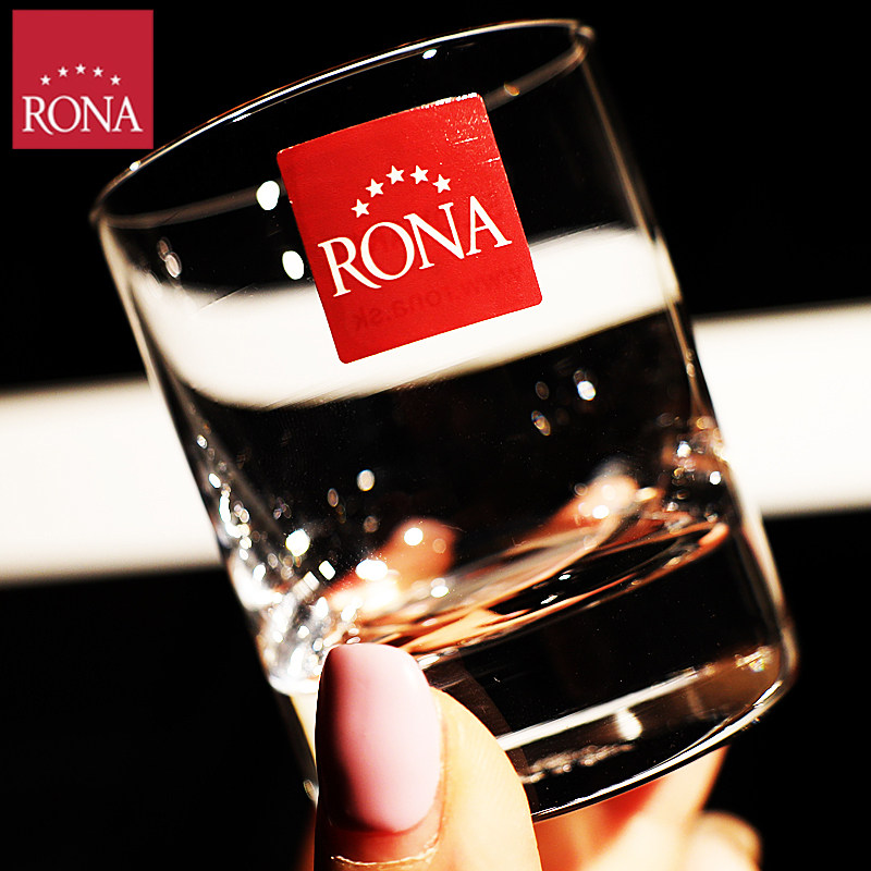 捷克进口RONA水晶玻璃白酒杯一口杯子弹杯高脚杯烈酒云吞杯子套装,餐饮具,白酒杯,淘宝优惠券,粉丝福利购,淘宝优惠卷