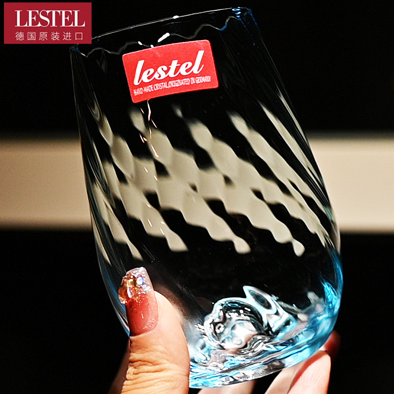 德国进口LESTEL彩色水晶玻璃杯