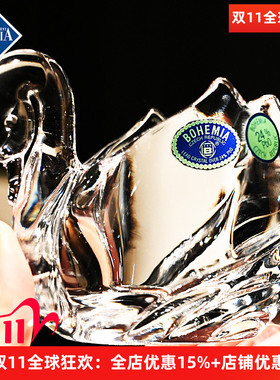 BOHEMIA摆件水晶玻璃实心材质