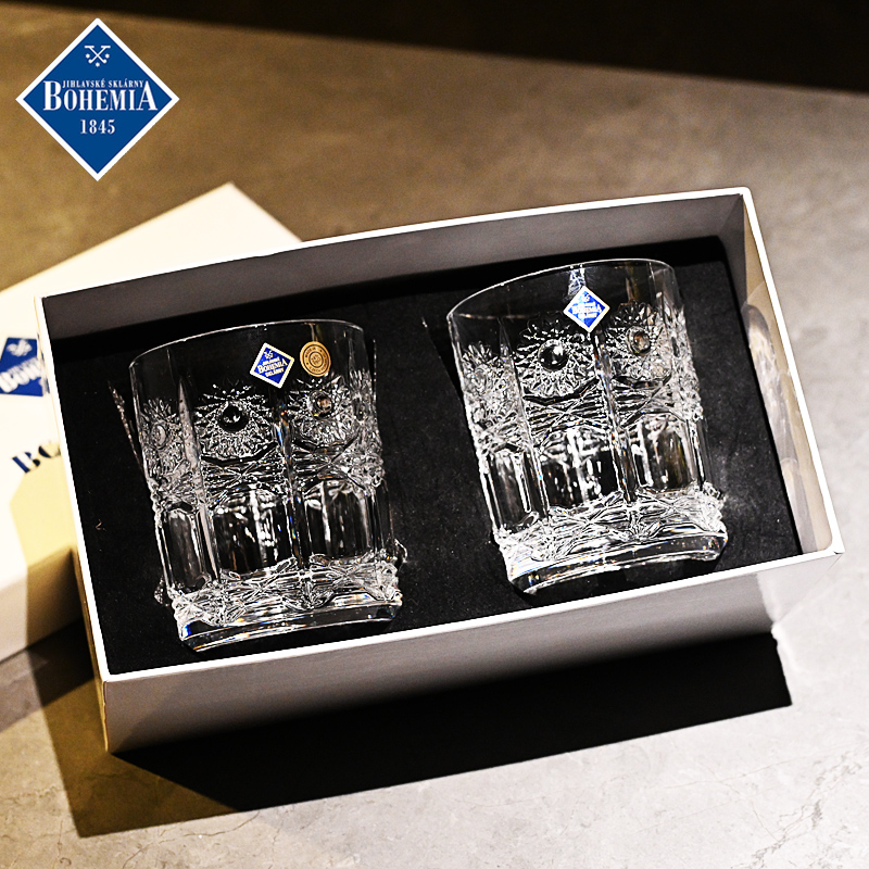 捷克BOHEMIA水晶玻璃威士忌酒杯
