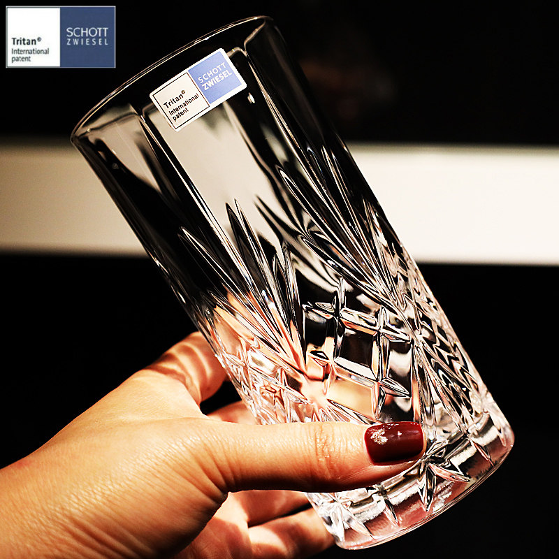 德国Schott进口水晶玻璃威士忌洋酒杯早餐牛奶花茶水杯啤酒杯子,餐饮具,洋酒/威士忌杯,淘宝优惠券,粉丝福利购,淘宝优惠卷