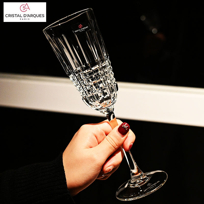 法国进口CDA水晶玻璃菱形起泡酒香槟红酒杯威士忌杯白葡萄酒杯子,餐饮具,甜酒/香槟杯,淘宝优惠券,粉丝福利购,淘宝优惠卷