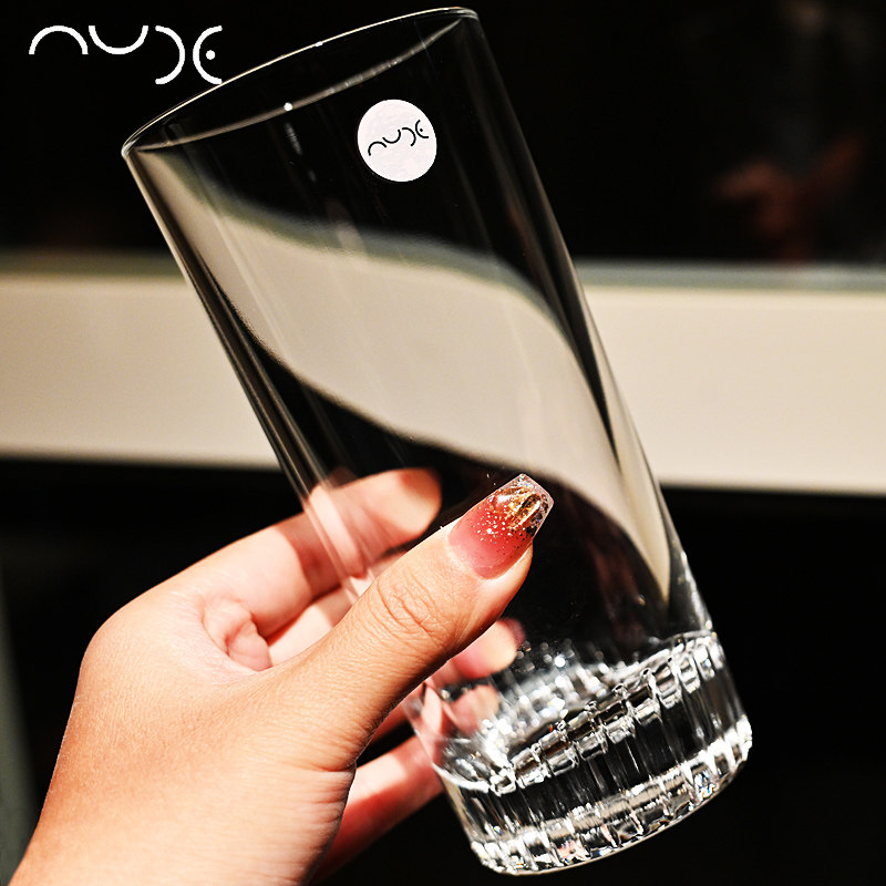 欧洲进口水晶玻璃威士忌洋酒杯调鸡尾酒杯啤酒杯果汁可乐杯水杯子