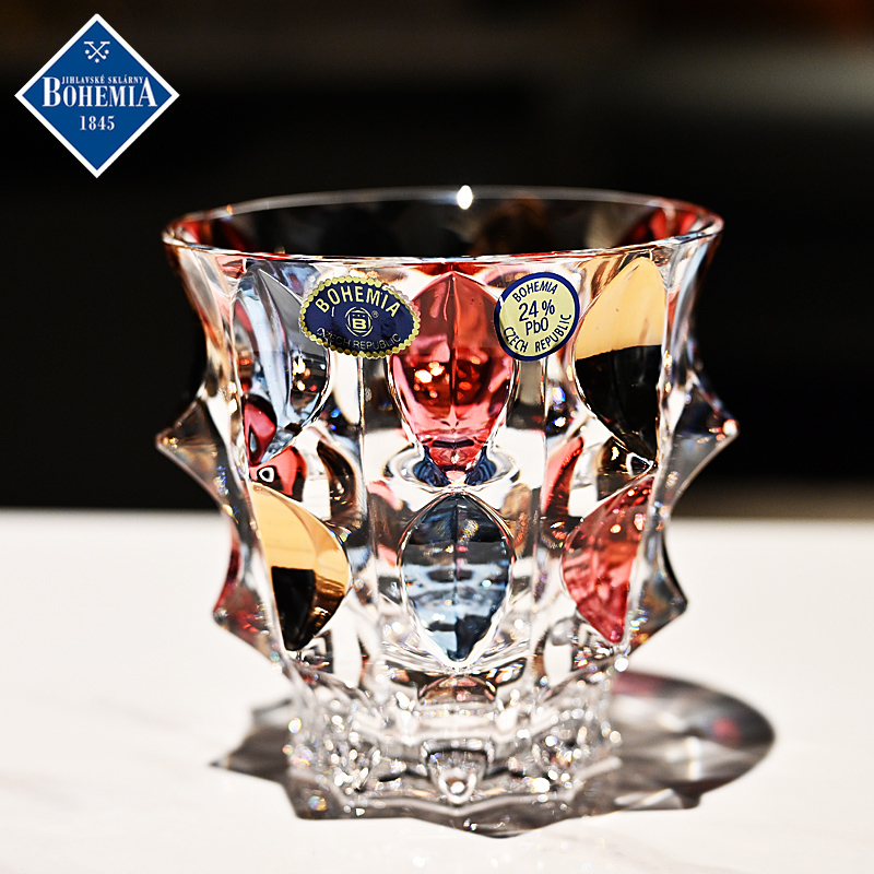 捷克原装进口水晶玻璃威士忌酒杯，品质保证