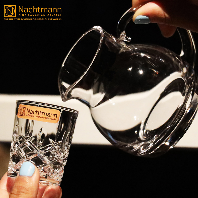 德国Nachtmann进口水晶玻璃轻奢白酒杯小酒杯二两烈酒杯家用套装