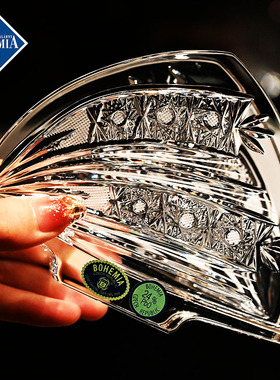 捷克进口BOHEMIA水晶玻璃摆件