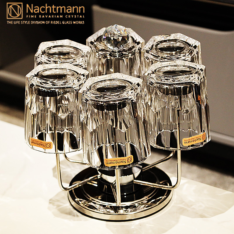 德国Nachtmann进口轻奢水晶玻璃威士忌洋酒啤酒杯饮料水杯子套装