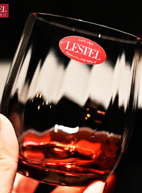 德国进口LESTEL彩色水晶玻璃威士忌洋酒杯啤酒杯泡茶水杯果汁杯子