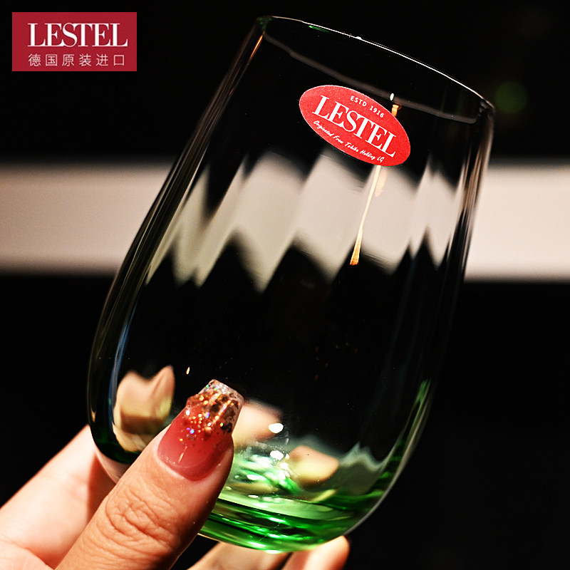 德国进口LESTEL彩色水晶玻璃杯