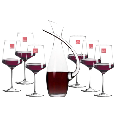 捷克RONA水晶大号红酒杯高脚套装