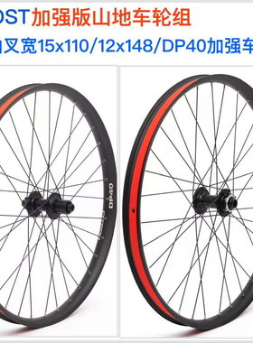BOOST山地车轮组桶轴碟刹MS12速加强轮组太阳车圈DP40高强度桶轴