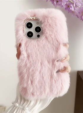 秋冬t2x网红vivoy37小众手机壳适用IQOO15/12/13桃子VIVO IQOONEO10s pro纯色iqooz9/z8/Z7/z6毛绒y50少女心