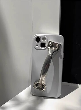 门把手15pro适用iPhone14promax恶搞手机壳好玩16奇奇怪怪13苹果14plus立体1+12/11/10pro一加ace3pro/2V软