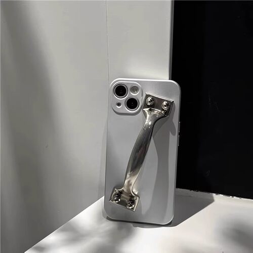 门把手15pro适用iPhone14promax恶搞手机壳好玩16奇奇怪怪13苹果14plus立体1+12/11/10pro一加ace3pro/2V软