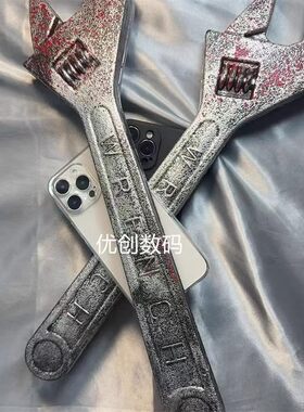 抖音Civi4pro/3/2仿真扳手手机壳Turbo3适用12s离谱小米15/13Ultra/k80/K60/k70e红米Note14/13pro+整蛊12/11
