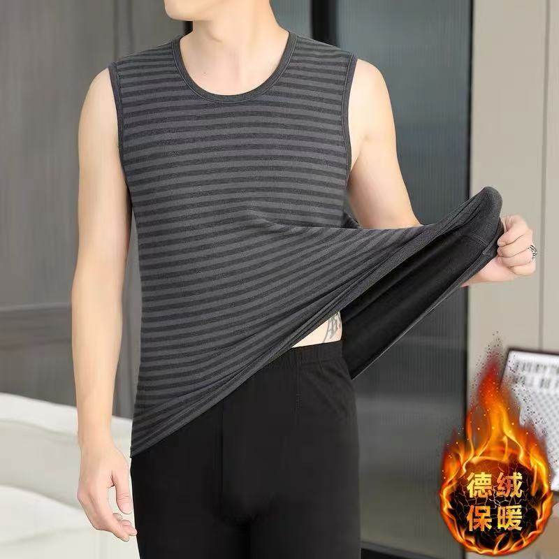 男士加厚保暖背心秋冬季德绒发热打底马甲修身防寒无袖坎肩上衣,女士内衣/男士内衣/家居服,保暖背心,淘宝优惠券,粉丝福利购,淘宝优惠卷