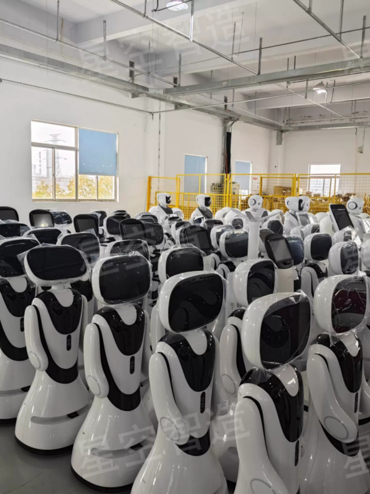 2025 новый робот-навигатор с искусственным интеллектом, интеллектуальный прием, гуманоидная служба наведения, стойка регистрации выставочного зала, объясняющая Сяою Изображение 1