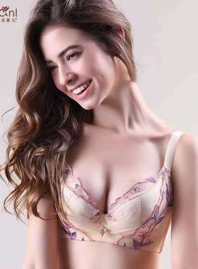法曼儿专柜正品185095内衣收副乳薄款性感聚拢有钢圈女内衣文胸女
