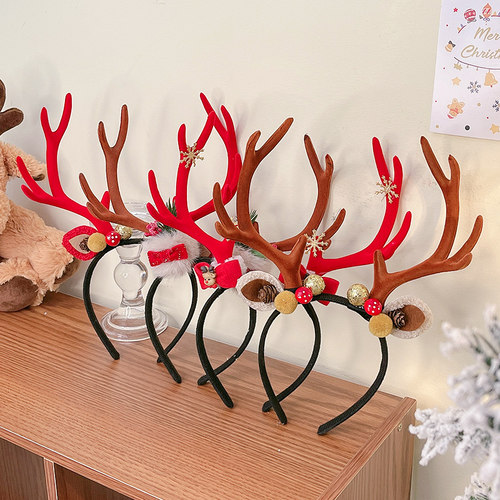 圣诞头饰超大号鹿角发箍