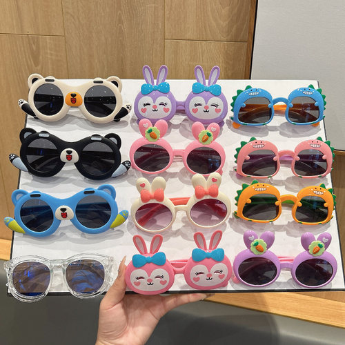 夏日儿童卡通防晒墨镜