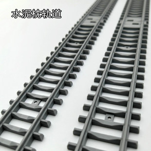 仿真火车铁路模型沙盘高铁普速1 75比例水泥枕轨道