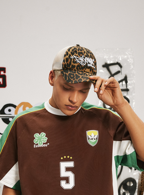 EU/EUSOUEU2025SS太极系列弯檐帽鸭舌帽迷彩豹纹卡车网眼棒球帽子