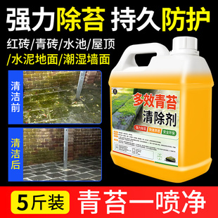 青苔清除剂水泥地面青苔专用清除家用墙面房屋顶苔藓藻类去苔剂￥