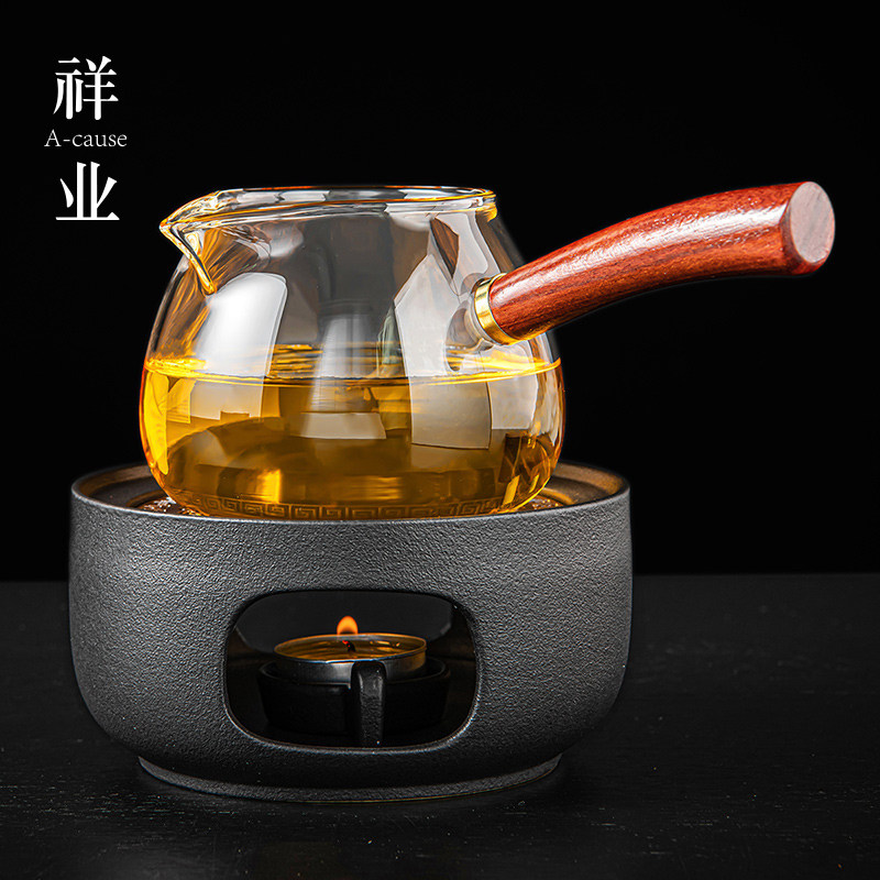 温茶炉小火炉陶瓷底座暖茶器提香器烘茶炉围炉煮茶配件保温温茶器