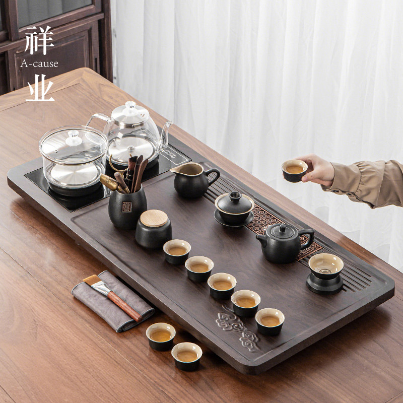 2025新款茶具大套装茶盘全自动一体带烧水家用高档茶道功夫泡茶台