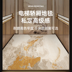 电梯轿厢专用羊毛地毯商用酒店尼龙高档定制家用脚垫高端别墅地垫