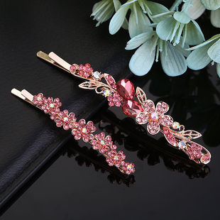 女韩国刘海侧边一字夹发卡后脑勺边夹头发小夹子头饰卡子