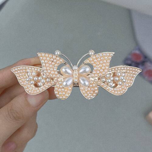 景琳发夹珍珠甜美合金