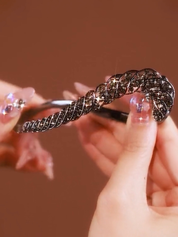 景琳发夹合金水钻盘发