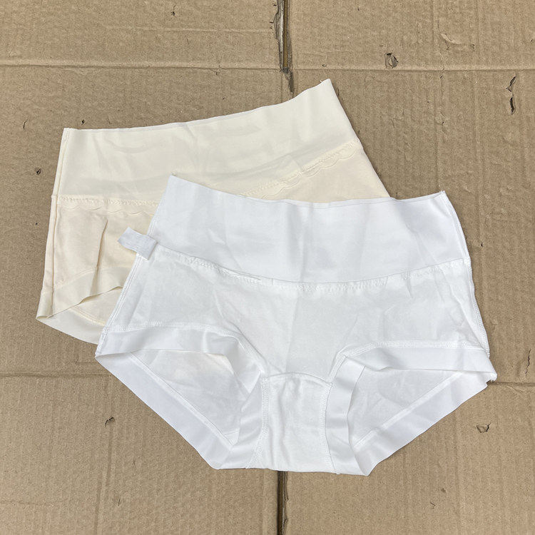 剪标出口新疆长绒棉女士纯棉内裤高腰无痕舒适内裤7a大码纯棉低档
