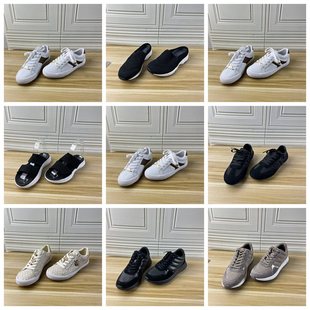 杂款 36码 独码 时尚 Lady 圆头厚底系带休闲单鞋 Shoes外贸原单女鞋